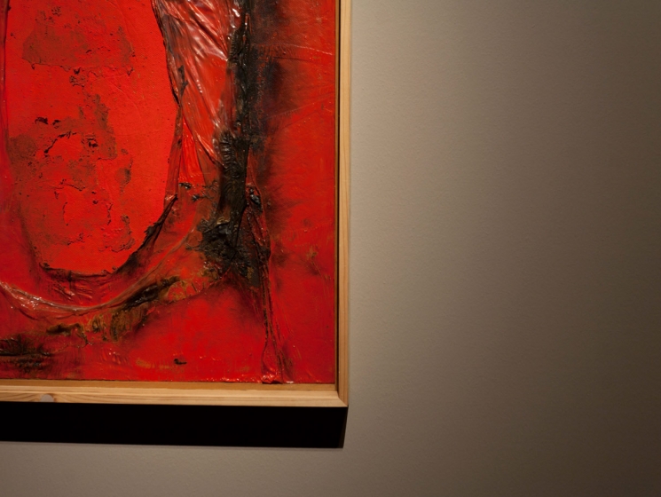 Lo sguardo di Michelangelo - Alberto Burri - dettaglio opera Lo sguardo di Michelangelo