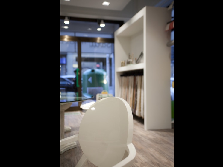 Dettagli arredi NUOVO SHOWROOM SARTI