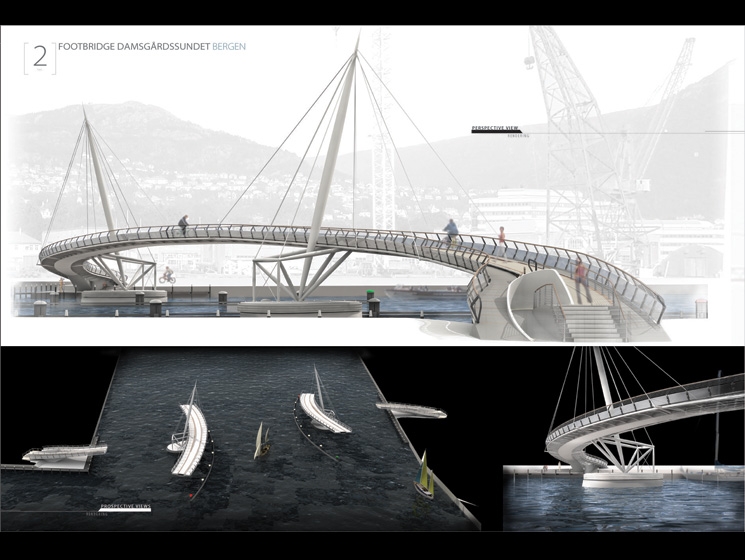 Simulazioni tridimensionali IL PONTE DELLE GRU - DEN ROTERENDE KRANBROEN